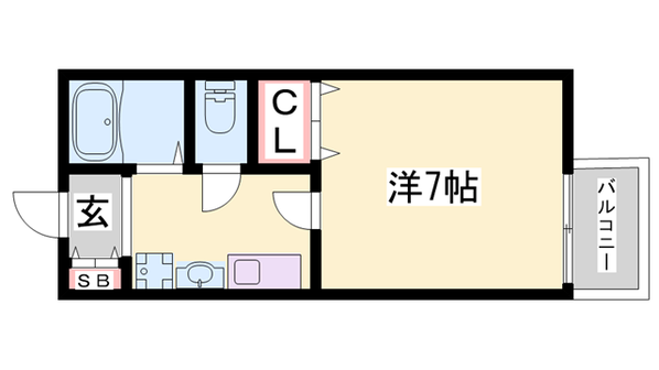 エトランス西坂の物件間取画像